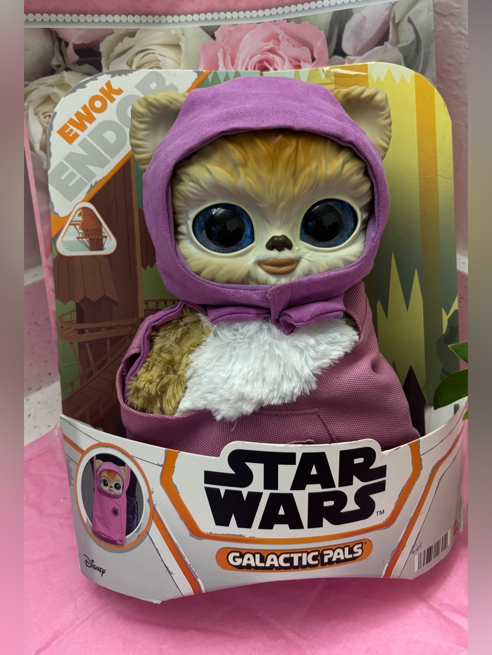 Star Wars Ewok Plush with Purple Hoodie